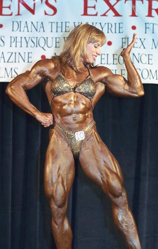 Ripped Female Bodybuilder